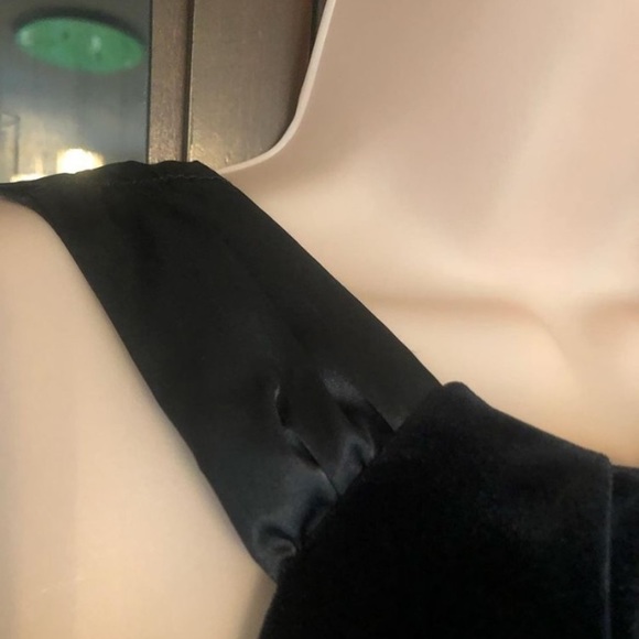 Black Velvet Cocktail Dress​​ - Picture 5 of 9